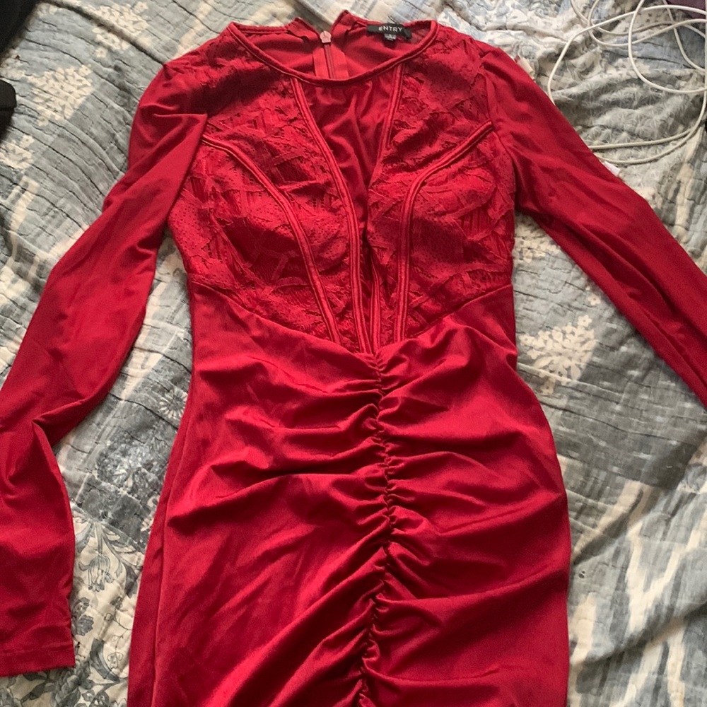 Red dress